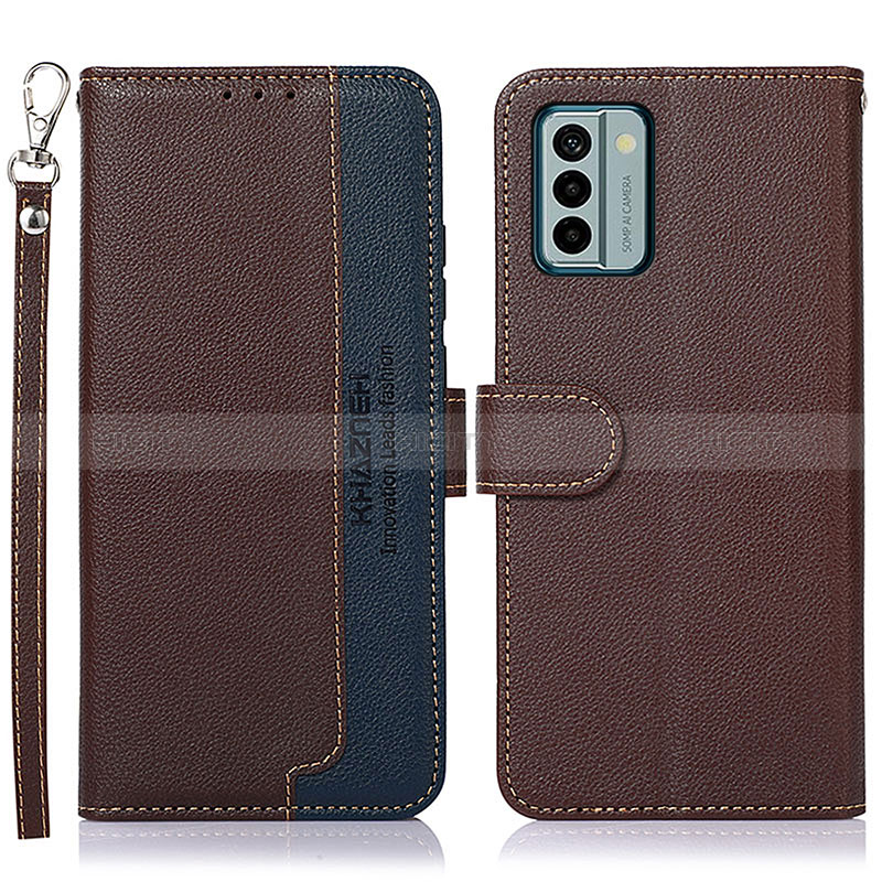 Funda de Cuero Cartera con Soporte Carcasa A09D para Nokia G22 Marron