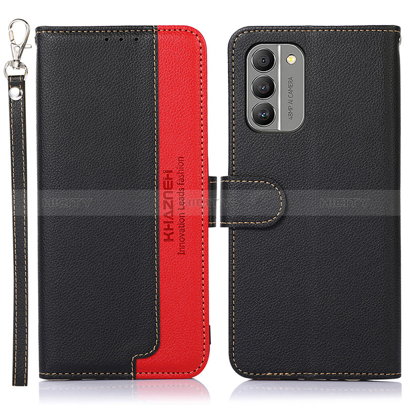 Funda de Cuero Cartera con Soporte Carcasa A09D para Nokia G400 5G Negro