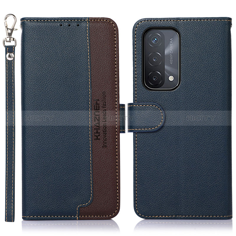 Funda de Cuero Cartera con Soporte Carcasa A09D para Oppo A54 5G