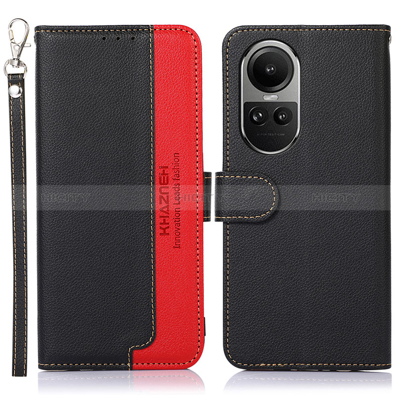 Funda de Cuero Cartera con Soporte Carcasa A09D para Oppo Reno10 Pro 5G