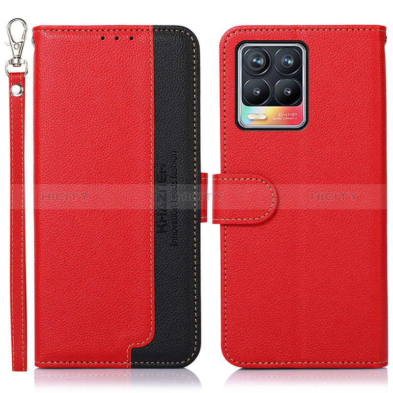 Funda de Cuero Cartera con Soporte Carcasa A09D para Realme 8 4G