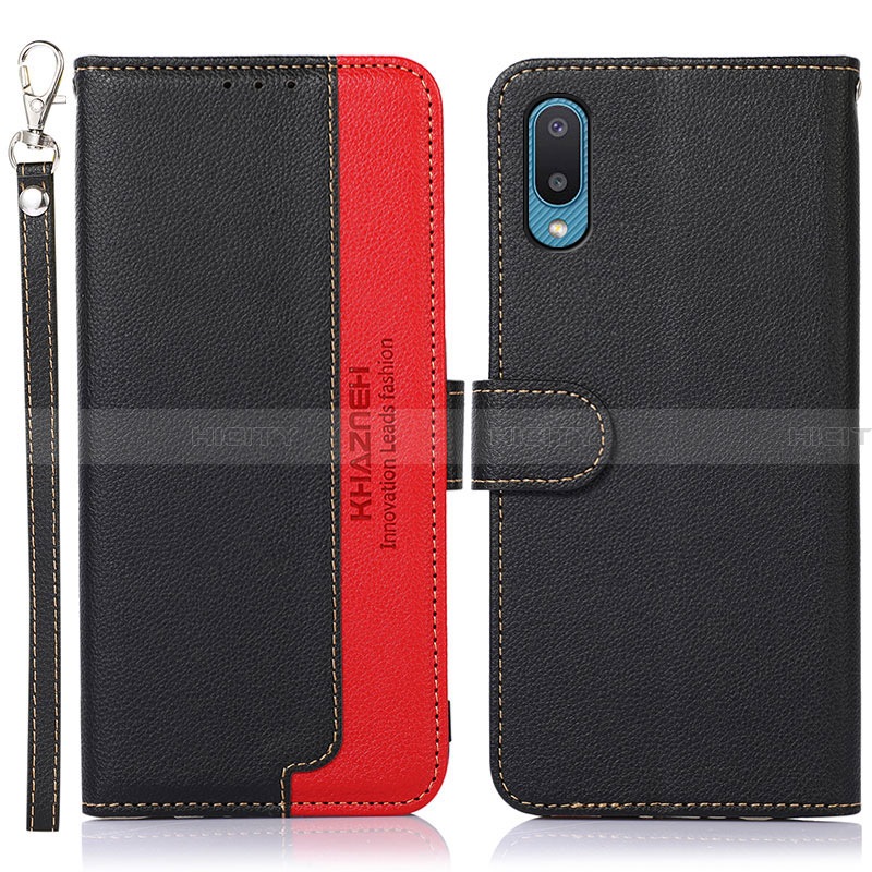 Funda de Cuero Cartera con Soporte Carcasa A09D para Samsung Galaxy A02