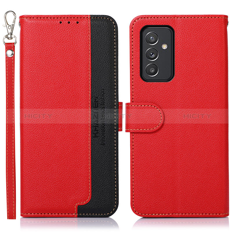 Funda de Cuero Cartera con Soporte Carcasa A09D para Samsung Galaxy A15 5G Rojo