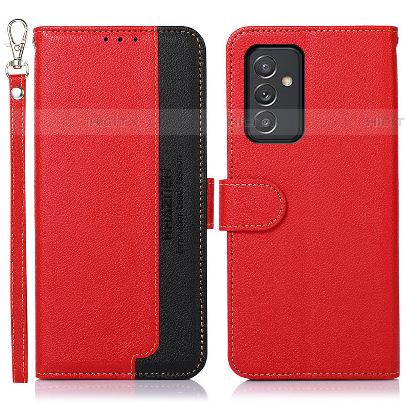 Funda de Cuero Cartera con Soporte Carcasa A09D para Samsung Galaxy A24 4G Rojo