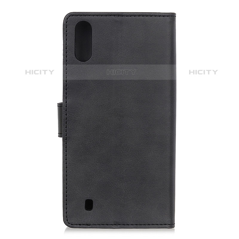 Funda de Cuero Cartera con Soporte Carcasa A09D para Samsung Galaxy M01 Negro