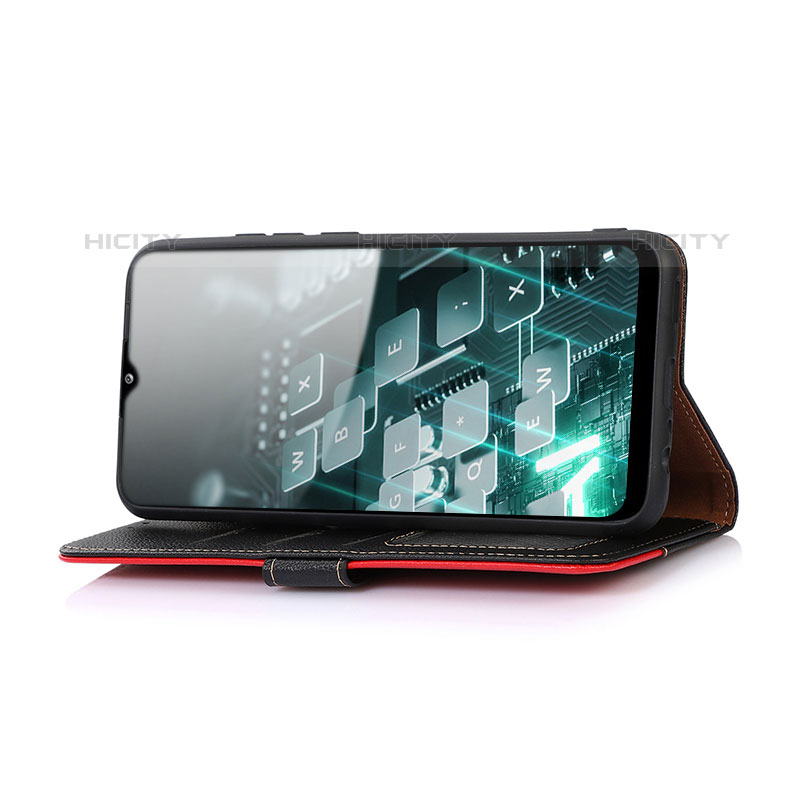 Funda de Cuero Cartera con Soporte Carcasa A09D para Samsung Galaxy M02s