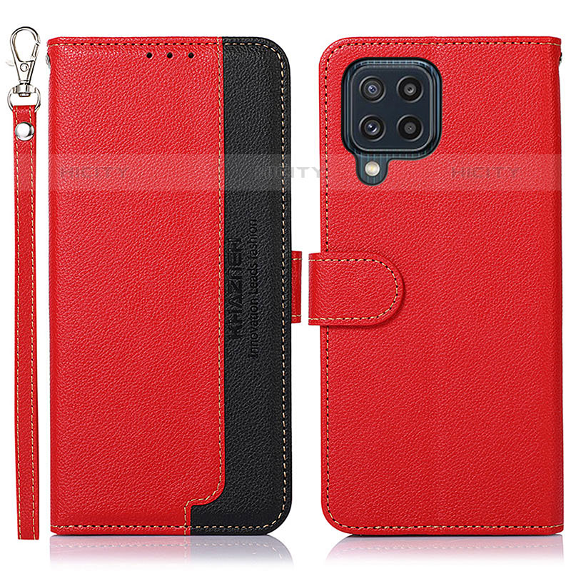 Funda de Cuero Cartera con Soporte Carcasa A09D para Samsung Galaxy M32 4G