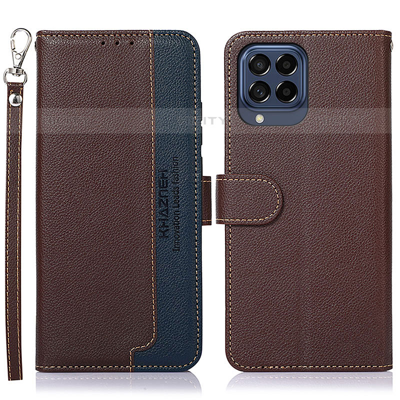 Funda de Cuero Cartera con Soporte Carcasa A09D para Samsung Galaxy M53 5G