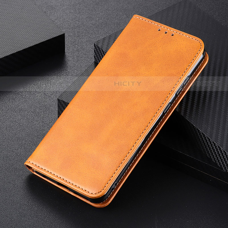 Funda de Cuero Cartera con Soporte Carcasa A09D para Samsung Galaxy S21 Plus 5G Marron Claro