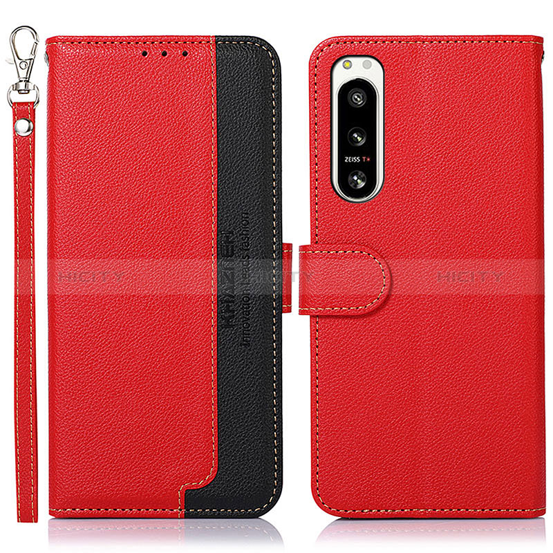 Funda de Cuero Cartera con Soporte Carcasa A09D para Sony Xperia 5 IV