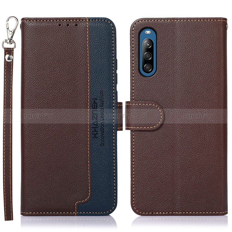 Funda de Cuero Cartera con Soporte Carcasa A09D para Sony Xperia L4