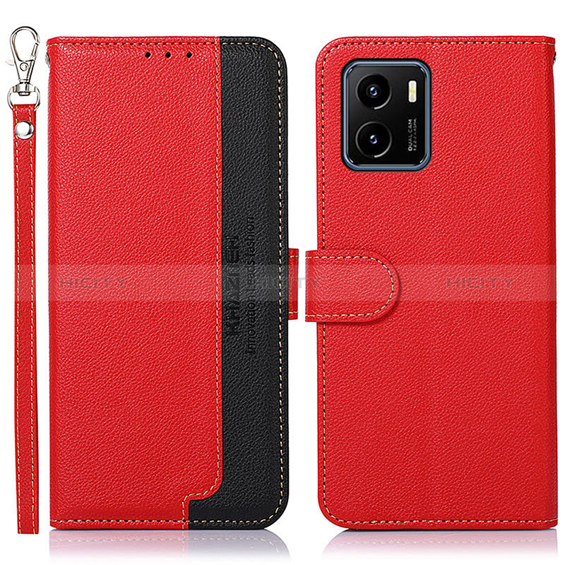 Funda de Cuero Cartera con Soporte Carcasa A09D para Vivo Y01