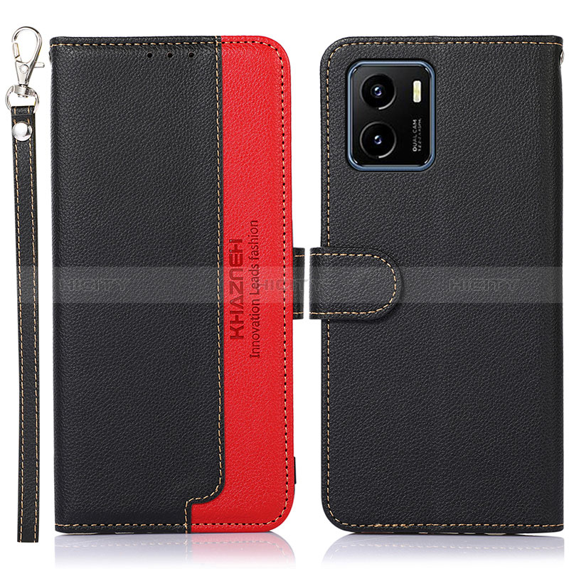 Funda de Cuero Cartera con Soporte Carcasa A09D para Vivo Y01A