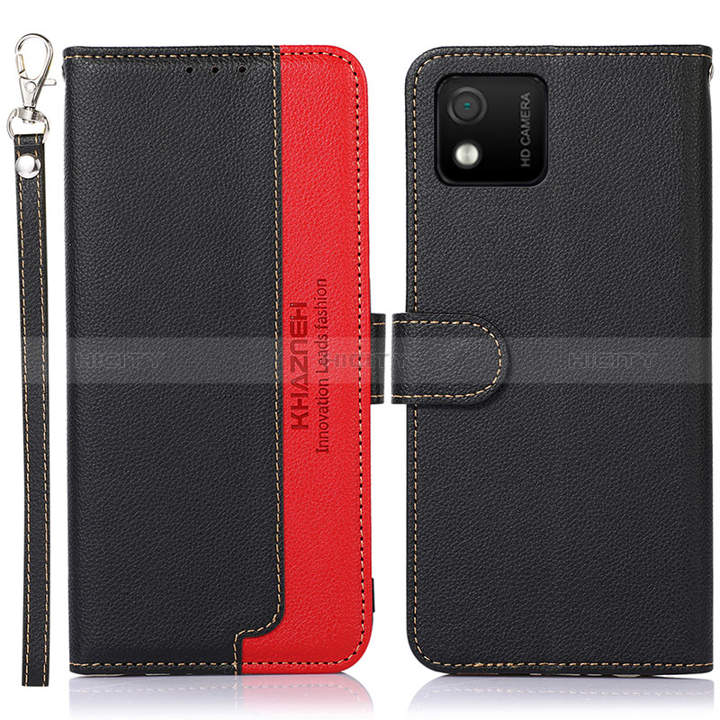 Funda de Cuero Cartera con Soporte Carcasa A09D para Wiko Y52