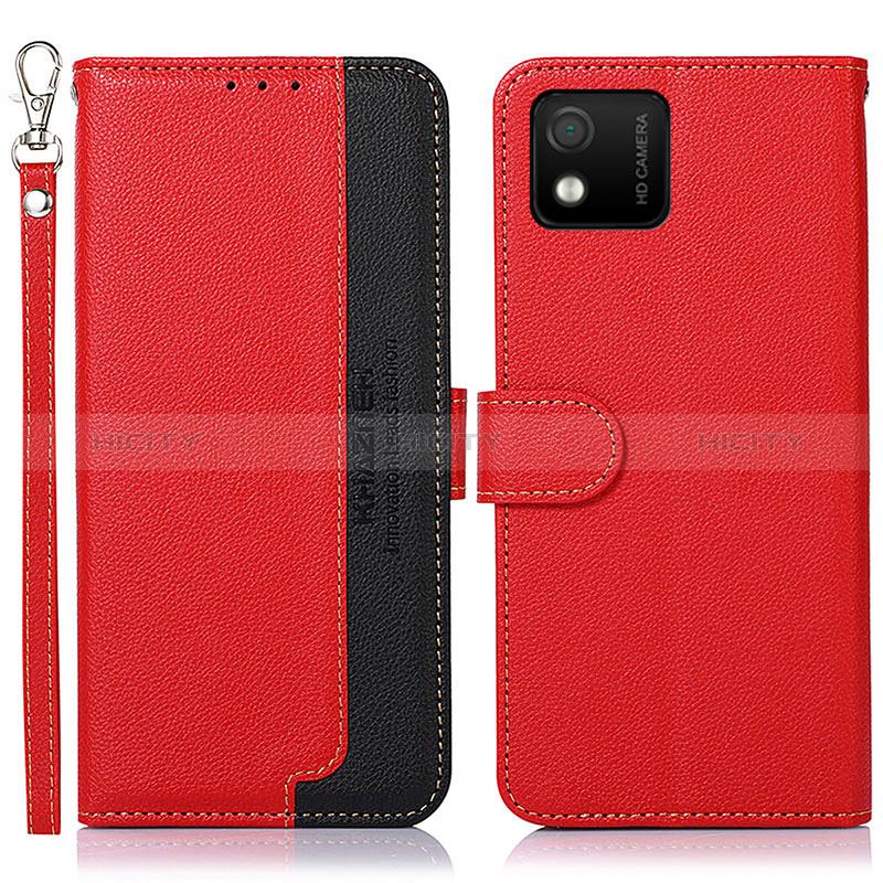 Funda de Cuero Cartera con Soporte Carcasa A09D para Wiko Y52