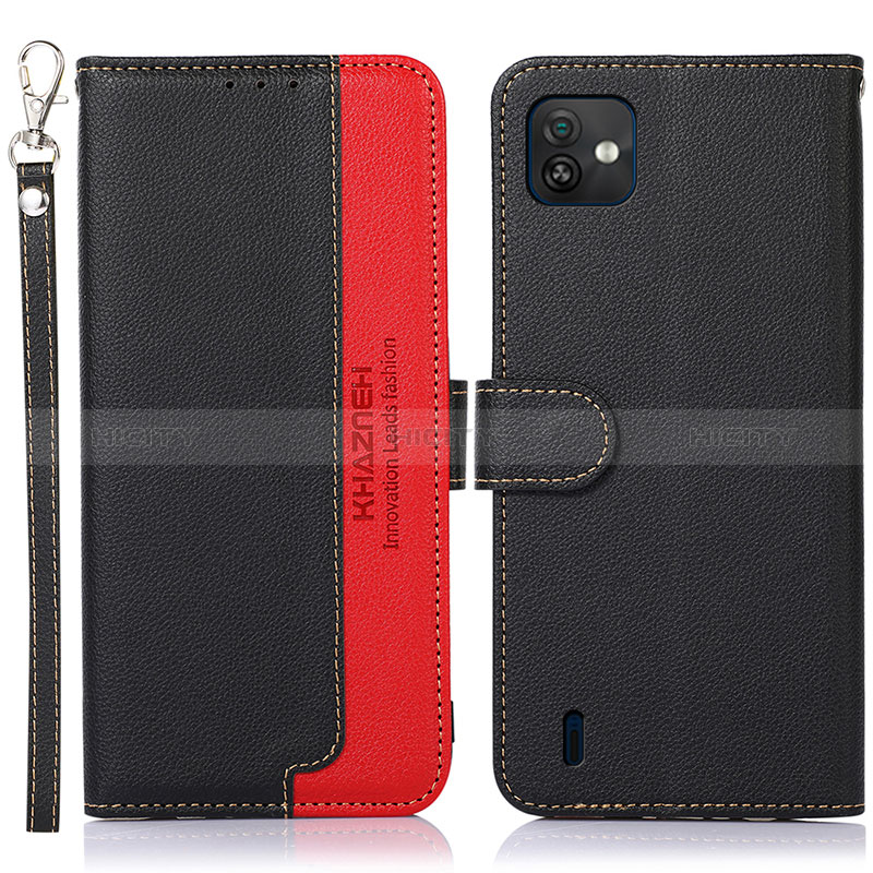 Funda de Cuero Cartera con Soporte Carcasa A09D para Wiko Y82