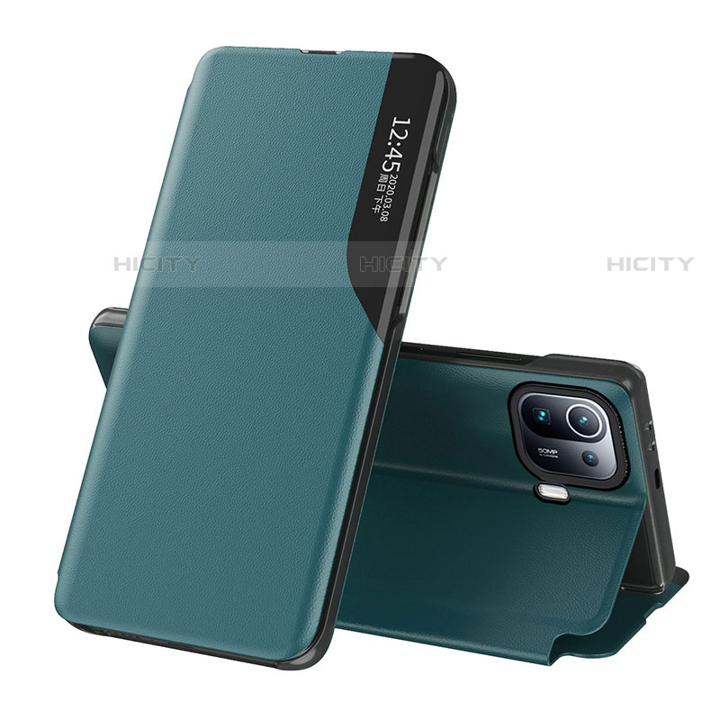 Funda de Cuero Cartera con Soporte Carcasa A09D para Xiaomi Mi 11 Pro 5G Verde