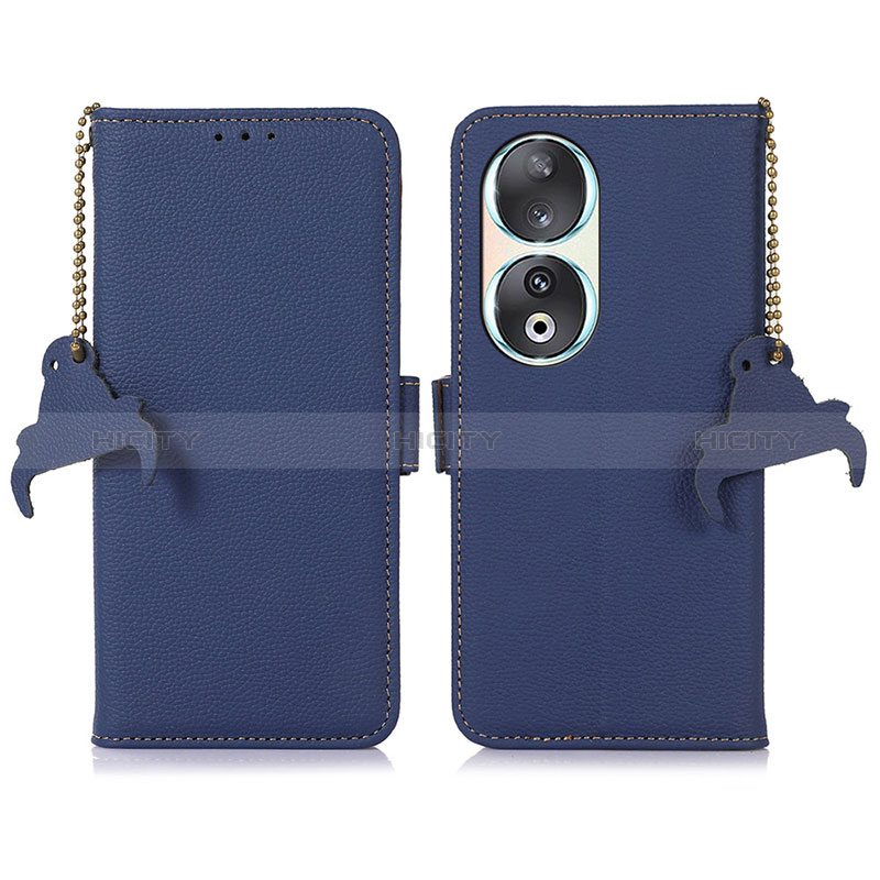 Funda de Cuero Cartera con Soporte Carcasa A10D para Huawei Honor 90 5G Azul