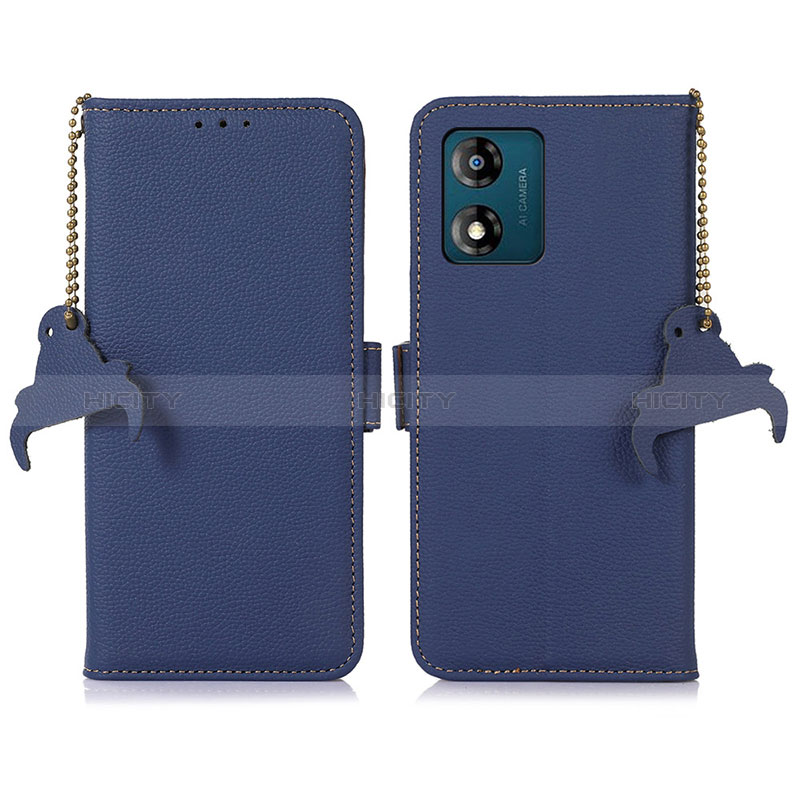 Funda de Cuero Cartera con Soporte Carcasa A10D para Motorola Moto E13