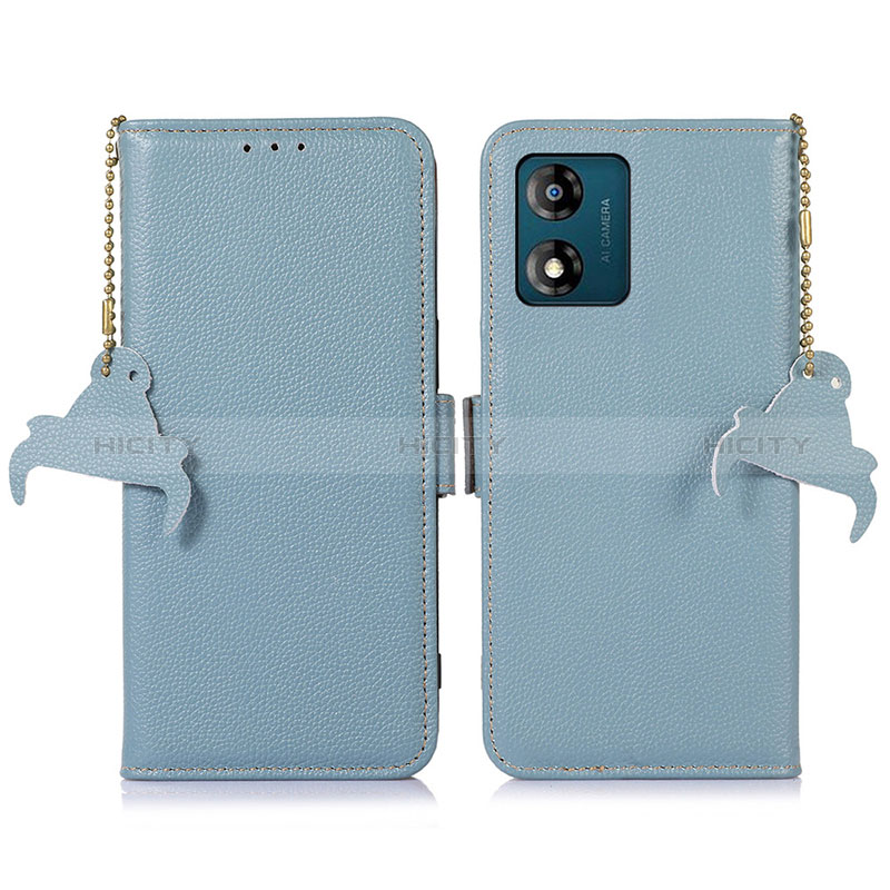 Funda de Cuero Cartera con Soporte Carcasa A10D para Motorola Moto E13