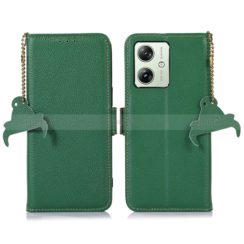 Funda de Cuero Cartera con Soporte Carcasa A10D para Motorola Moto G54 5G