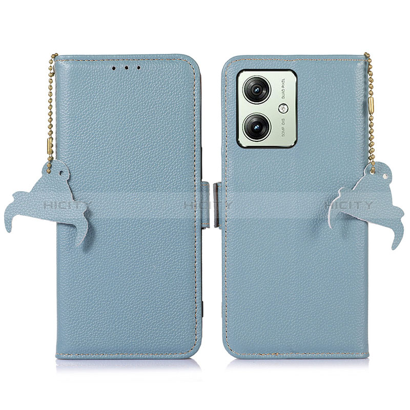 Funda de Cuero Cartera con Soporte Carcasa A10D para Motorola Moto G54 5G