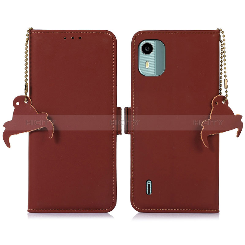 Funda de Cuero Cartera con Soporte Carcasa A10D para Nokia C12 Plus