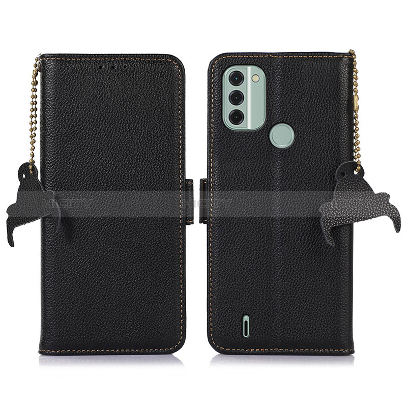 Funda de Cuero Cartera con Soporte Carcasa A10D para Nokia C31