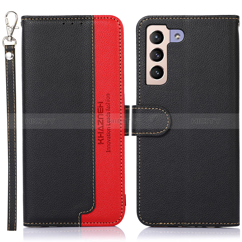 Funda de Cuero Cartera con Soporte Carcasa A10D para Samsung Galaxy S24 5G Negro