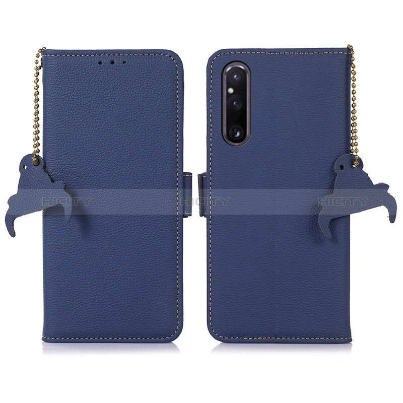 Funda de Cuero Cartera con Soporte Carcasa A10D para Sony Xperia 1 V