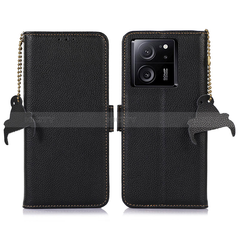 Funda de Cuero Cartera con Soporte Carcasa A10D para Xiaomi Mi 13T 5G Negro