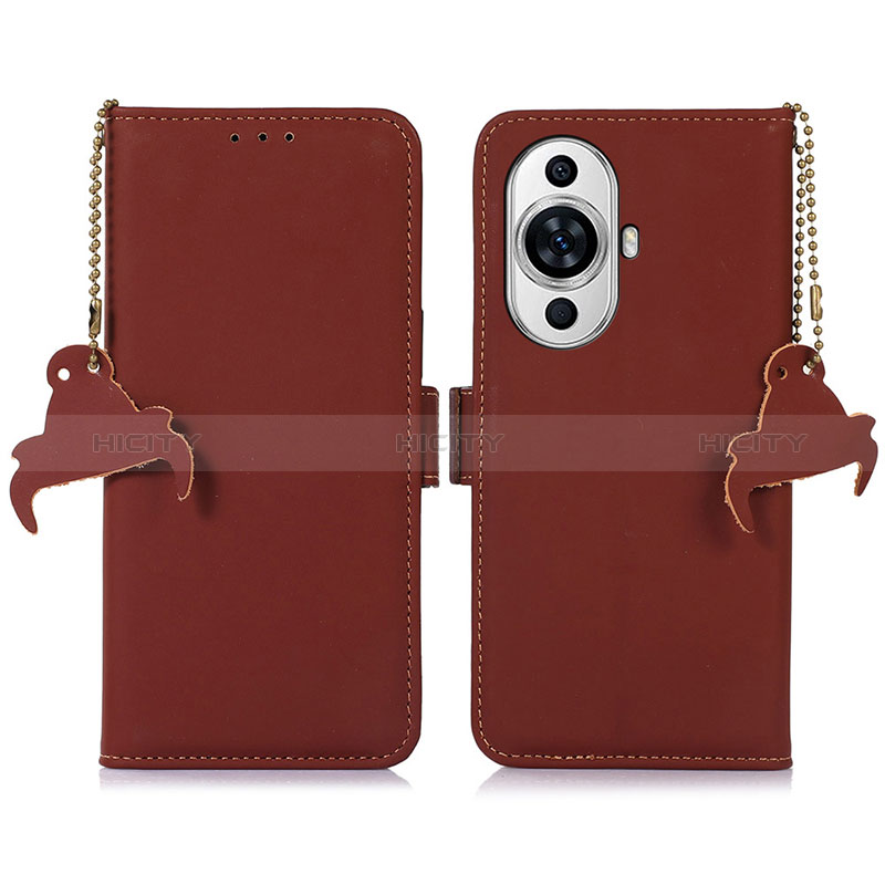 Funda de Cuero Cartera con Soporte Carcasa A11D para Huawei Nova 11 Ultra Marron