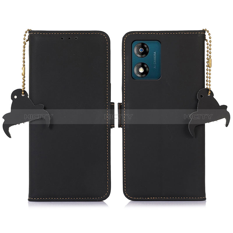 Funda de Cuero Cartera con Soporte Carcasa A11D para Motorola Moto E13