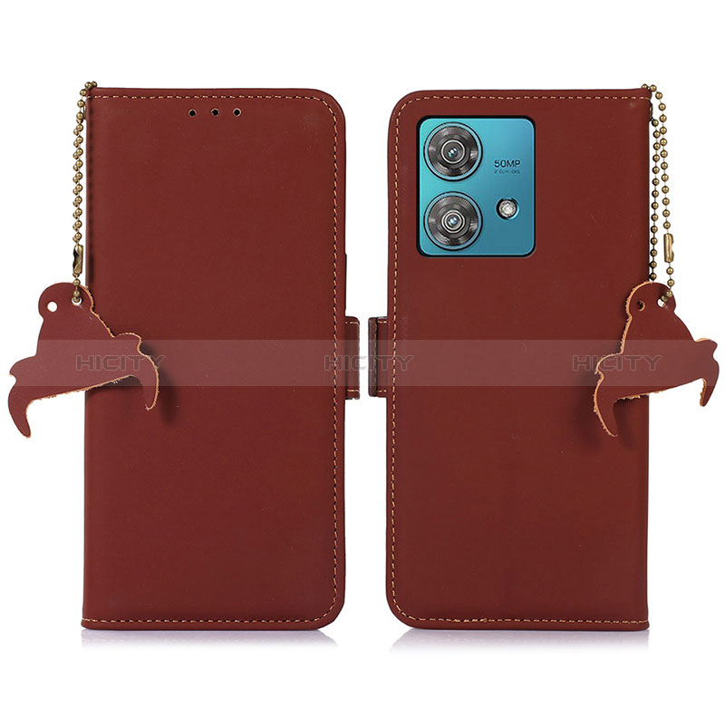 Funda de Cuero Cartera con Soporte Carcasa A11D para Motorola Moto Edge 40 Neo 5G