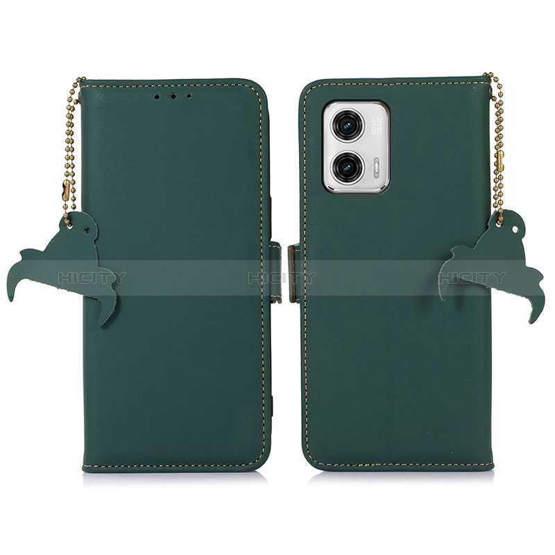 Funda de Cuero Cartera con Soporte Carcasa A11D para Motorola Moto G73 5G