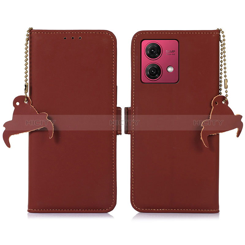 Funda de Cuero Cartera con Soporte Carcasa A11D para Motorola Moto G84 5G