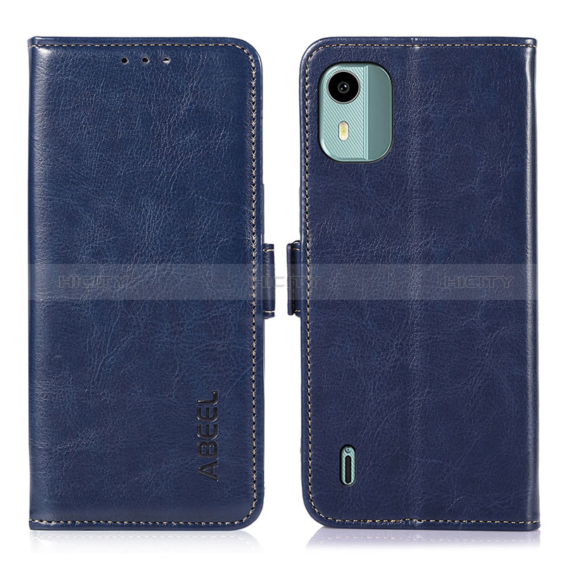 Funda de Cuero Cartera con Soporte Carcasa A11D para Nokia C12