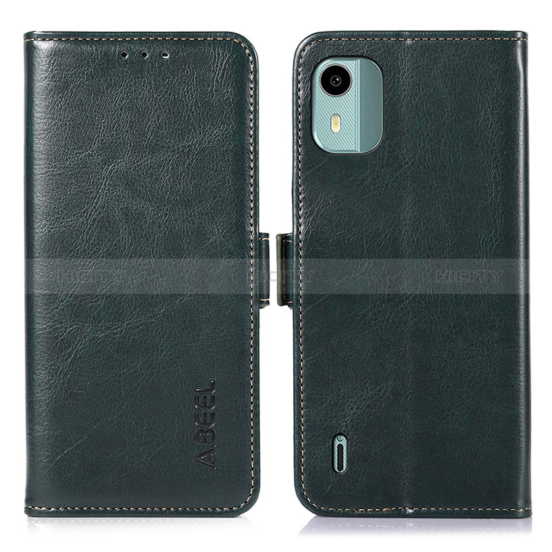 Funda de Cuero Cartera con Soporte Carcasa A11D para Nokia C12