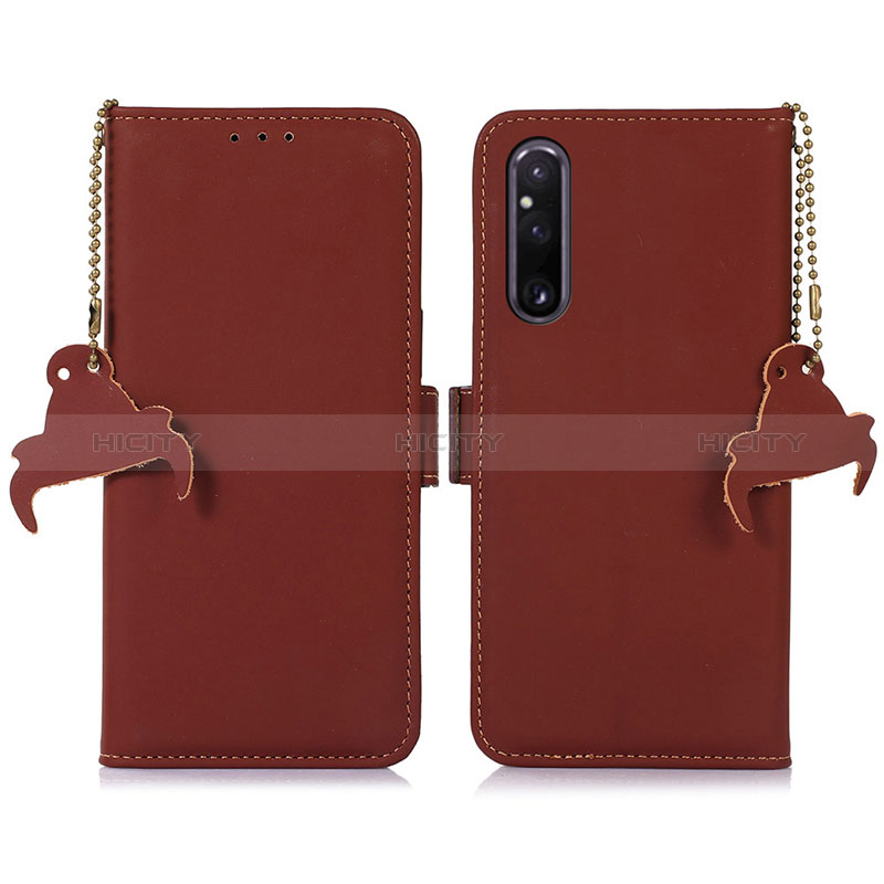 Funda de Cuero Cartera con Soporte Carcasa A11D para Sony Xperia 1 V