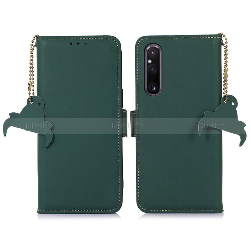 Funda de Cuero Cartera con Soporte Carcasa A11D para Sony Xperia 1 V