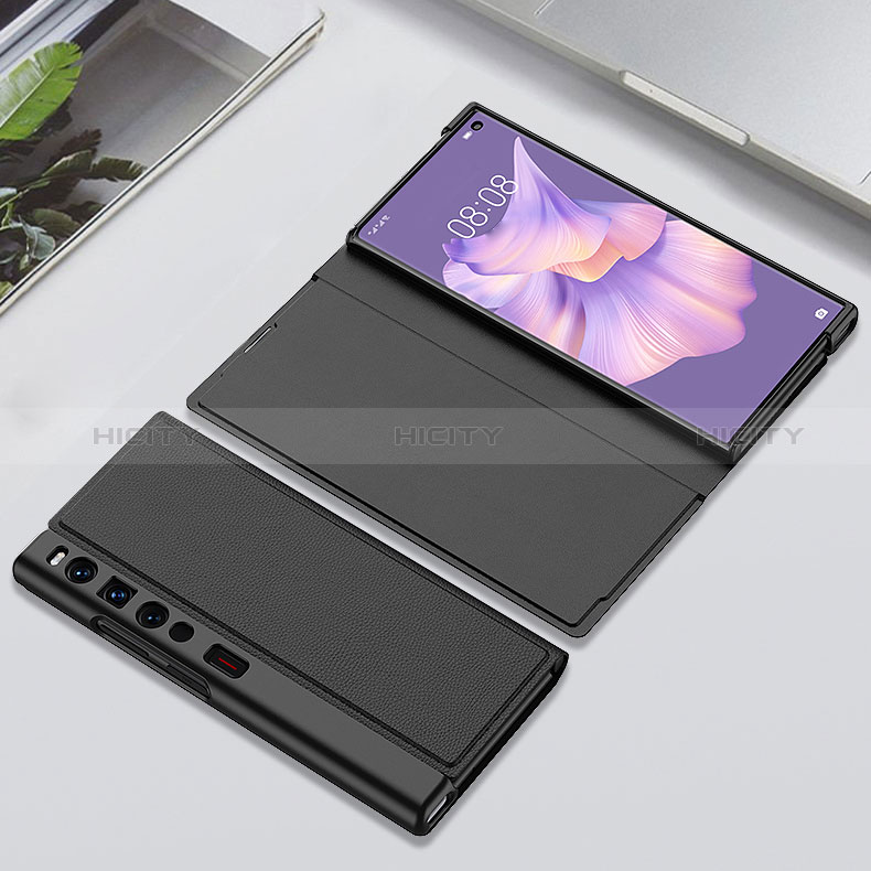 Funda de Cuero Cartera con Soporte Carcasa AC1 para Huawei Mate Xs 2