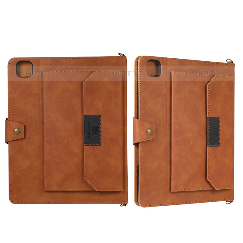 Funda de Cuero Cartera con Soporte Carcasa AD1 para Apple iPad Pro 12.9 (2020)