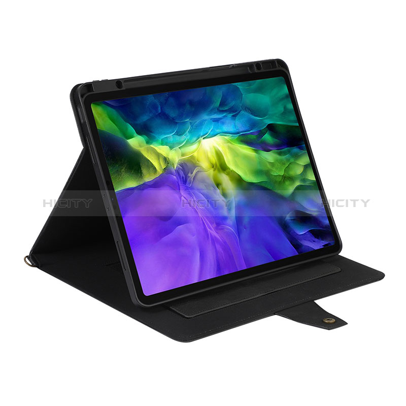 Funda de Cuero Cartera con Soporte Carcasa AD1 para Apple iPad Pro 12.9 (2021)