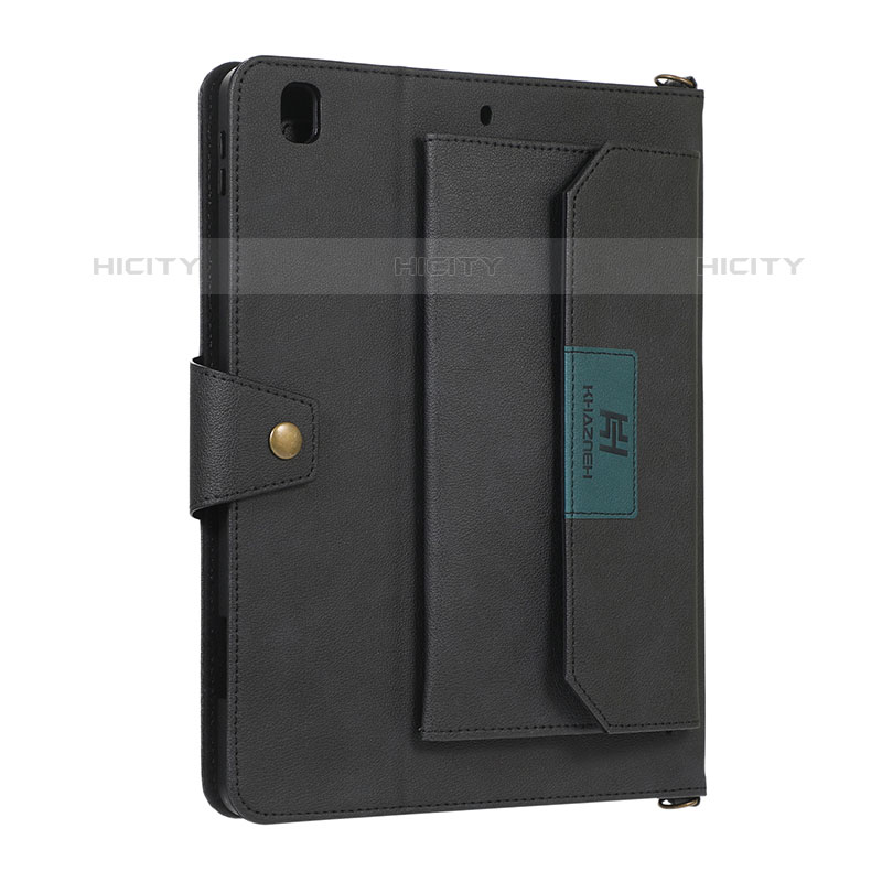 Funda de Cuero Cartera con Soporte Carcasa AD1 para Apple iPad Pro 9.7 Negro