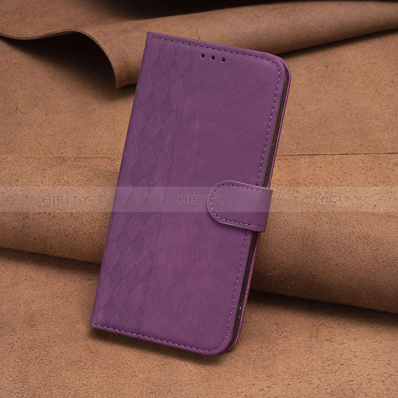 Funda de Cuero Cartera con Soporte Carcasa B01F para Motorola Moto E13