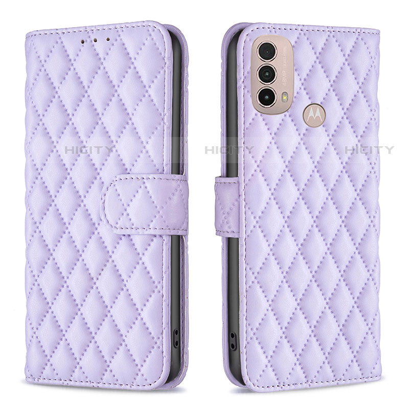 Funda de Cuero Cartera con Soporte Carcasa B01F para Motorola Moto E30