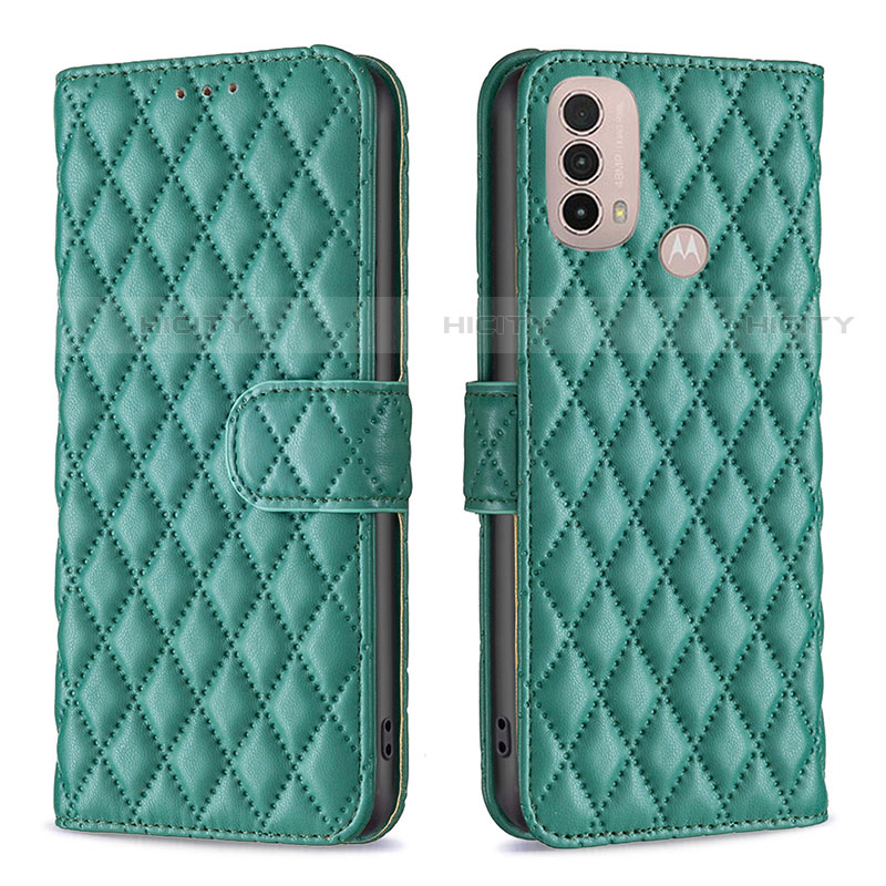 Funda de Cuero Cartera con Soporte Carcasa B01F para Motorola Moto E40