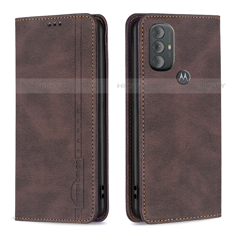 Funda de Cuero Cartera con Soporte Carcasa B01F para Motorola Moto G Play (2023)