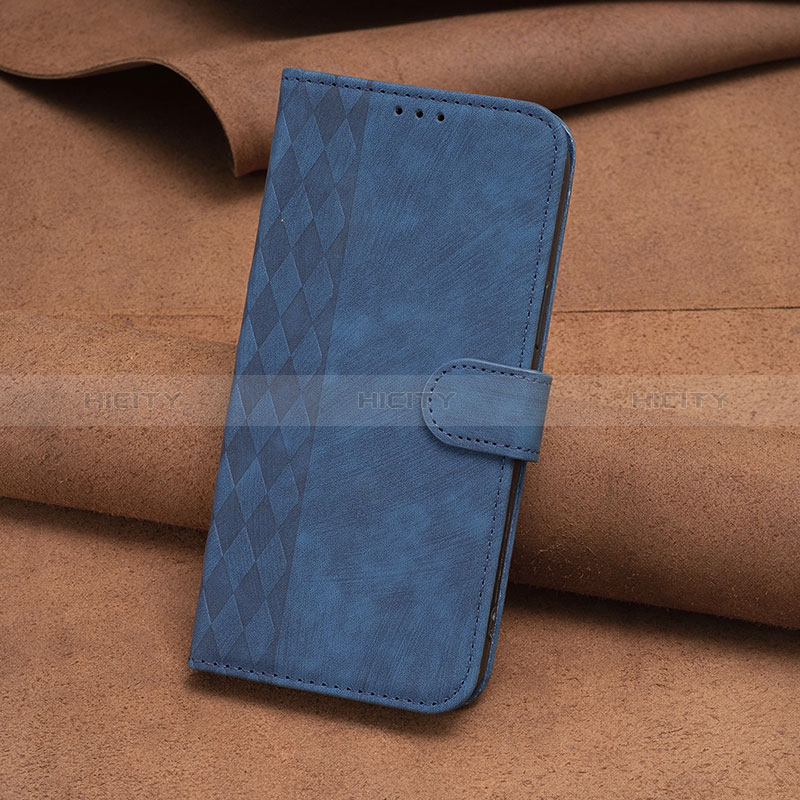 Funda de Cuero Cartera con Soporte Carcasa B01F para Nokia C12 Azul