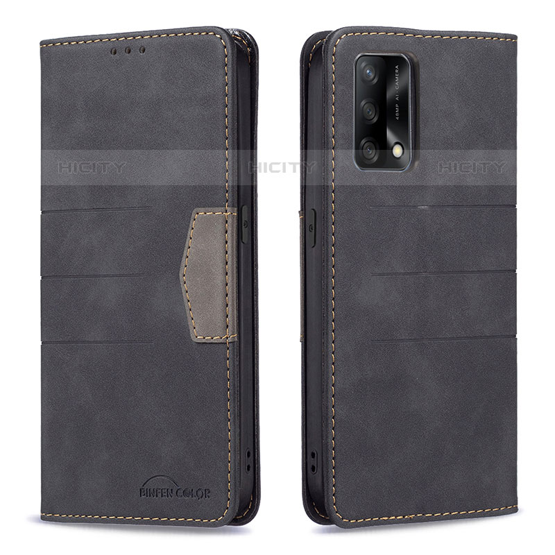 Funda de Cuero Cartera con Soporte Carcasa B01F para Oppo A74 4G